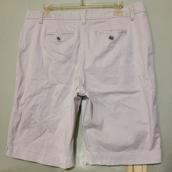 Sonoma Life + Style‎ Bermuda Stretch Shorts Bone Slits Golf Women's 14 - Picture 5 of 8